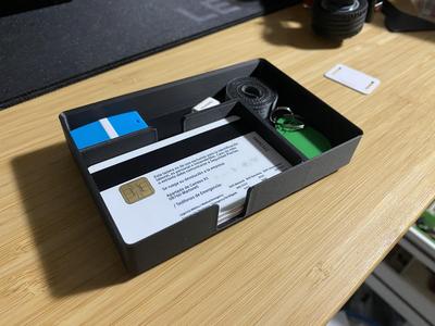 Gridfinity Cards holder and little things Stackable