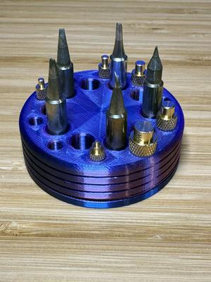 Spinning Soldering Tip & Heat Set Insert Holder