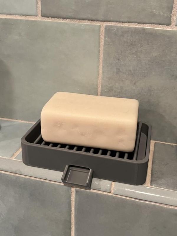 Parametric Self-Draining Soap Dish