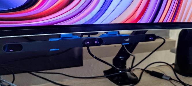 Tobii Eyetracker 5 Curved Monitor Mount 1800R - Samsung Odyssey OLED G9 G93SC G95SC