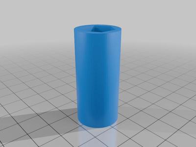 8mm spline shaft to .5 Hex shaft adapter FRC