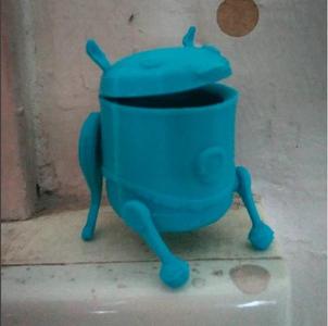 Astro boy's trash can