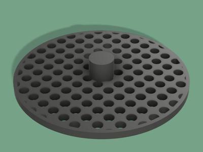 Hair sieve for standard shower drain