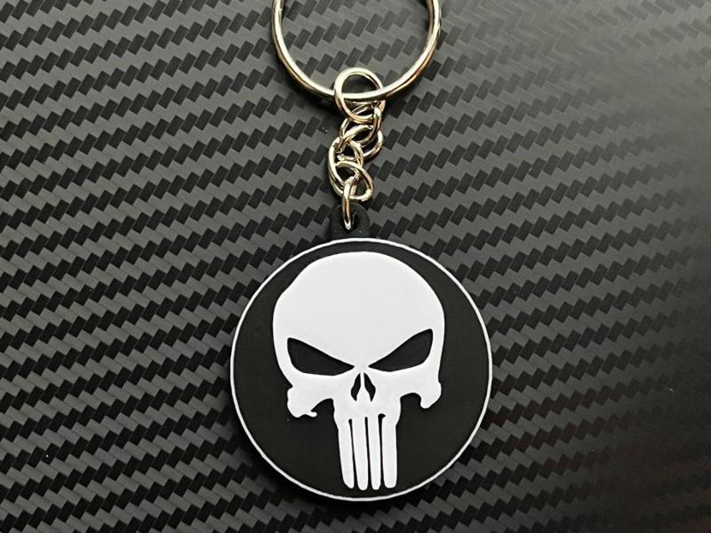 The Punisher Keychain