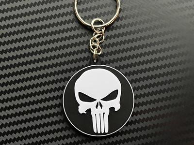 The Punisher Keychain