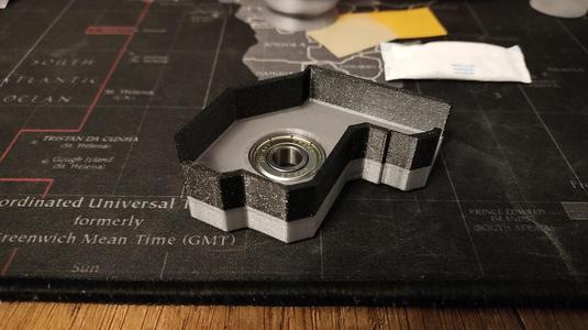 Prusa MK4S Adapter with 608zz bearing for Jiltxs filament runner