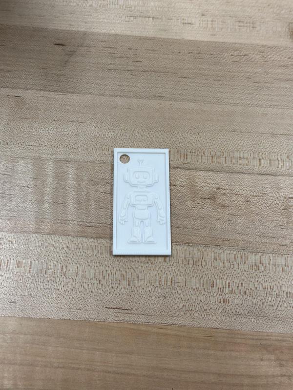 Byte the Robot Keychain