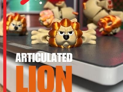 Articulated Lion – King of the Print Bed!