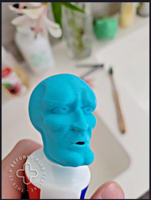handsome toothpaste vomit