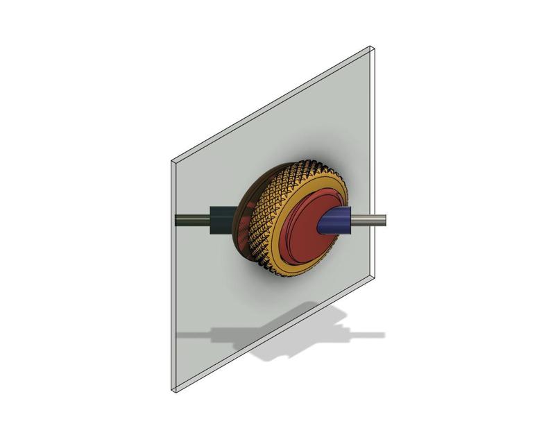 Bowden Tube 45 Degree Wall Pass-Through