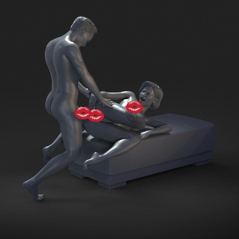 ANAL SEX - NSFW - EROTIC MINIATURE 75 MM SCALE
