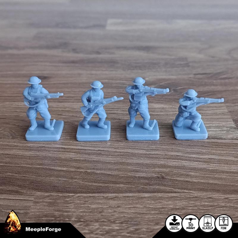 American Infantry WW1  15mm Scale
