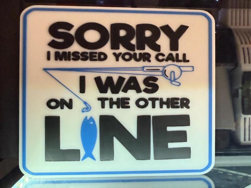 SORRY I MISSED YOUR CALL. I WAS ON THE OTHER LINE 
