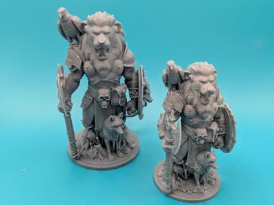 Lion Beastmaster of the Dragon Hunter Clan