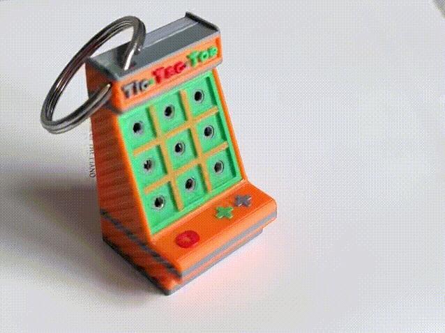Mini Arcade Tic-Tac-Toe magnetic balls *parametric