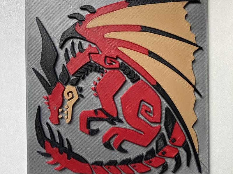 PLAQUE SAFI JIVA A PLAT COMPENDIUM MONSTER HUNTER 