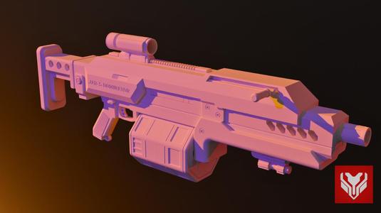 Helldivers 2: JAR-5 DOMINATOR Prop STL (3D Print File)