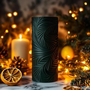 Cedar Vase for Winter Decor