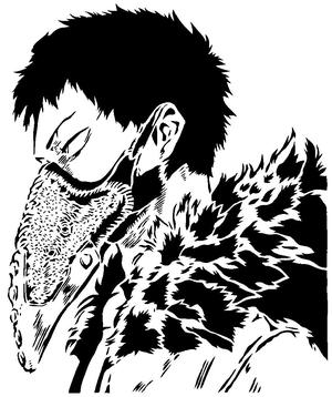 Kai Chisaki stencil