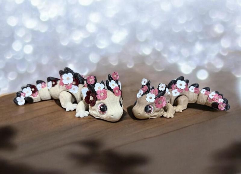 Articulated Dogwood Baby Dragon