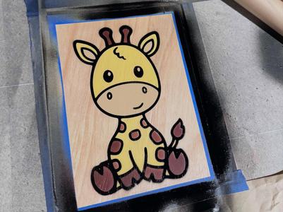 Cartoon Animal Stencils
