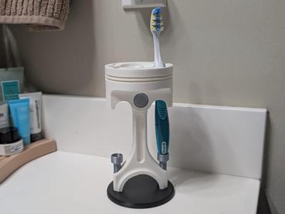 Piston Toothbrush Holder