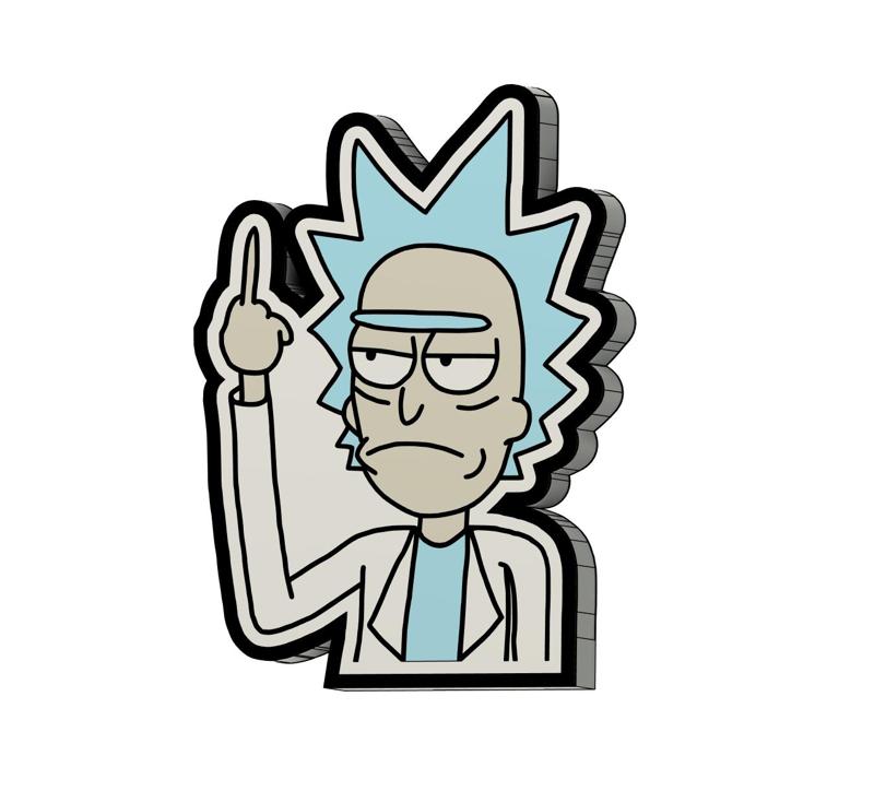 Rick Sanchez (Rick & Morty) LED Lamp