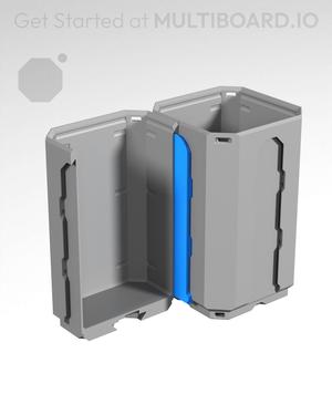 1.5H - Bin-To-Bin Rail Click Connector