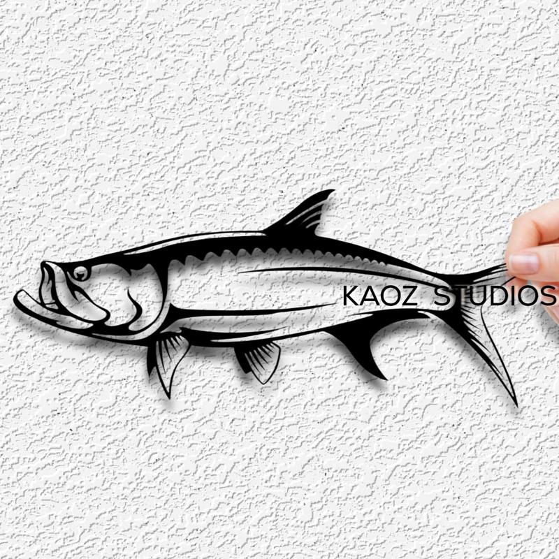 Realistic Fish wall art fishing wall decor fisherman decoration