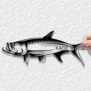 Realistic Fish wall art fishing wall decor fisherman decoration