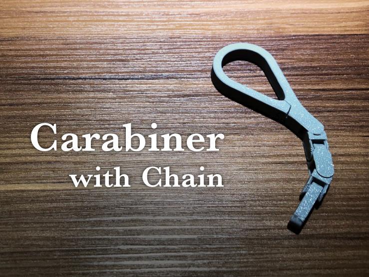 Carabiner with Chain