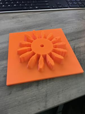Sunflower (Print Flat) Petal Mold
