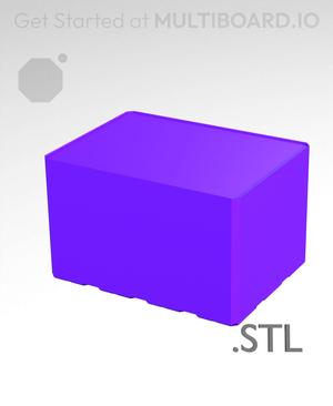 4x3x2·5 - Multibin Insert - STL Remixing File