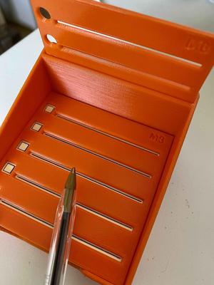 Box Note 77mm Checklist stencil Circle & Square
