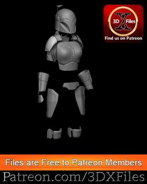 Koska Reeves Mandalorian Star War Armor - 1:6 Scale - Hot Toys 1/6th