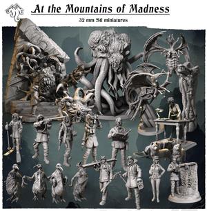 At the Mountains of Madness Campaign -  32mm miniature set