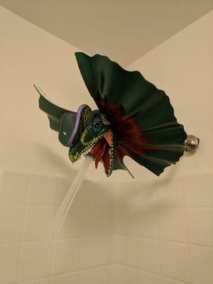 Dilophasaurus Shower Head