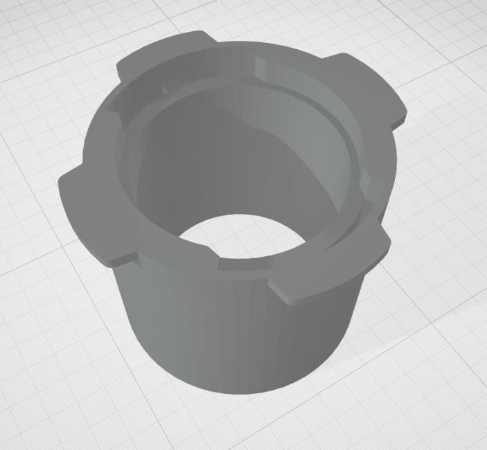 Flashforge Creator Pro 2 spool holder adapter