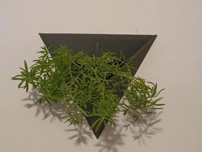 Nordic wall triangle unique minimalist planter