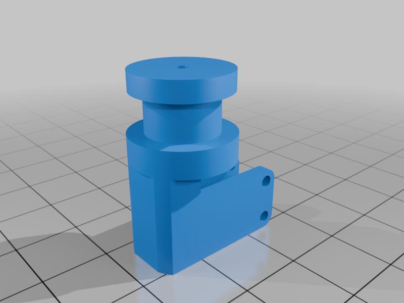 Super simple filament end sensor (dual gear extruder mount)
