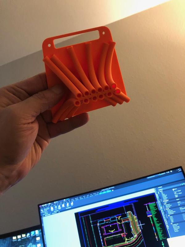 12 Spool Bowden Guide / Includes enclosure corner guides