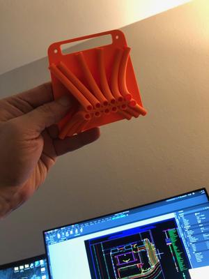 12 Spool Bowden Guide / Includes enclosure corner guides