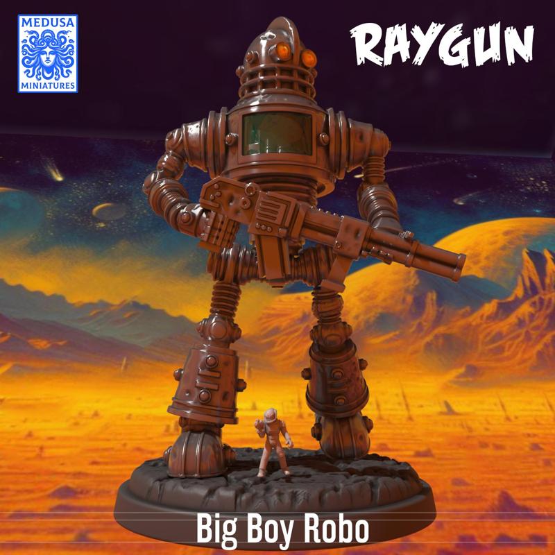 Big Boy Robo - Retro Sci-Fi Giant Robot Miniature