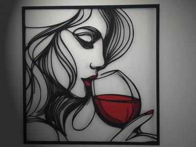 Woman and Wine II (with and without AMS)