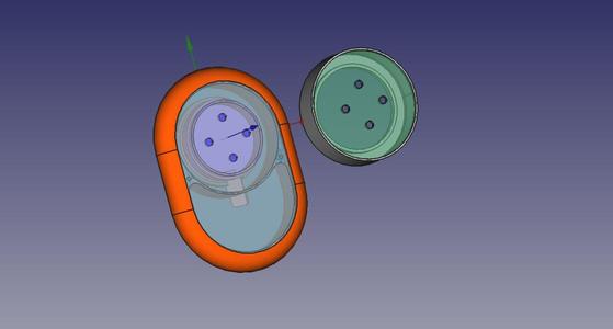 Ironman Reactor Pendant - Neopixel Ring 12
