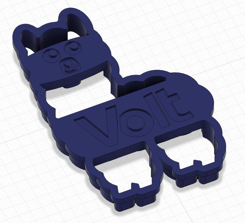 VOLT cookie cutter