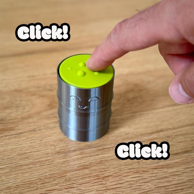 Toxic Waste Fidget Clicker
