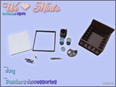 Dollhouse - Painters Acessories 1:18 1:12