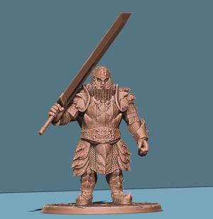 Male Fire Giant Warrior 