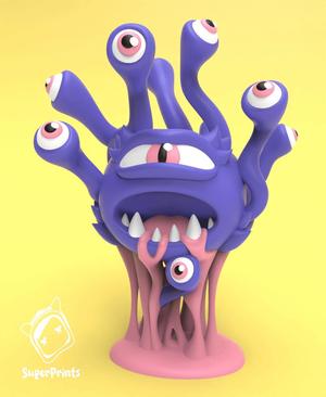 Eyeball Monster - Easy Multicolor FDM RPG Minis (No supports)